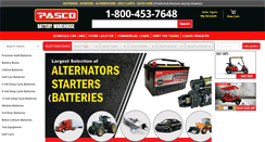 Desktop Screenshot of pascobattery.com